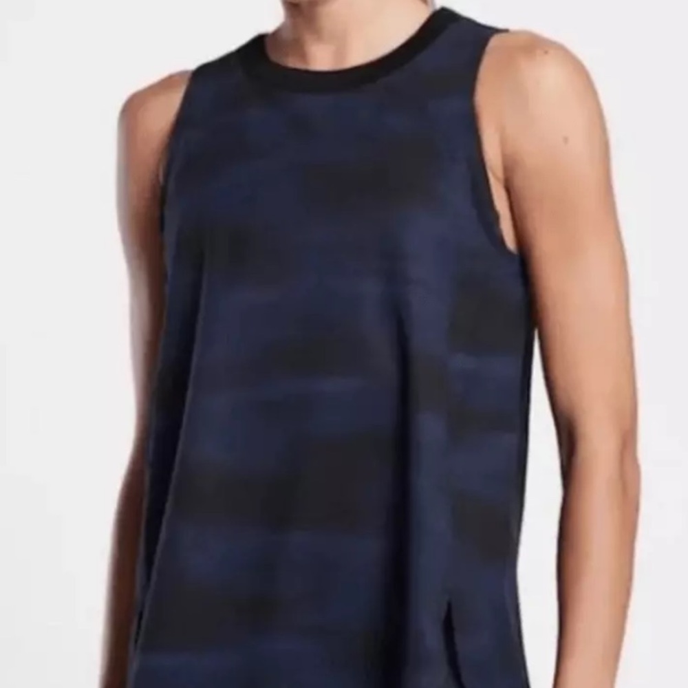 Navy/Black Athleta Zephyr Tank